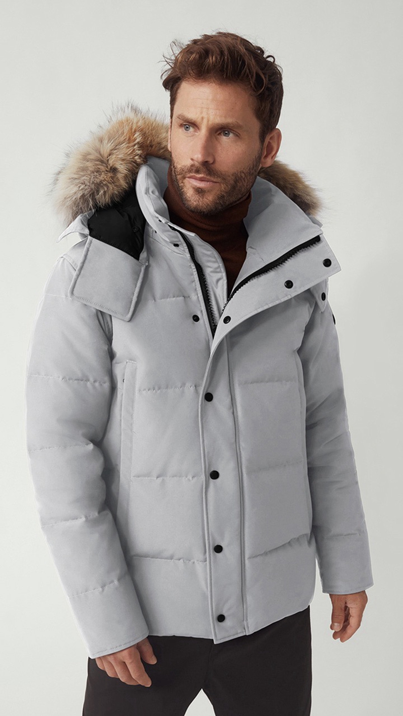 Swiss Tech Mens Hooded Puffer Jacket