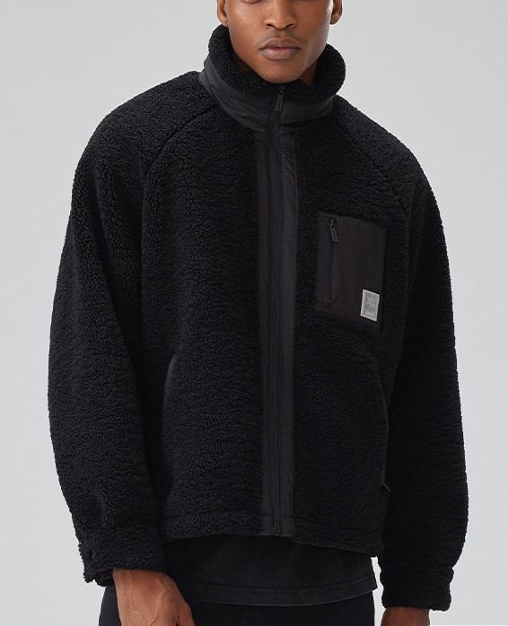 Mens fake fur jacket