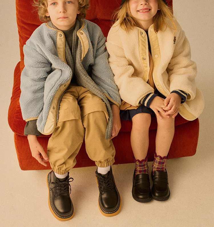 Girls fake fur coat