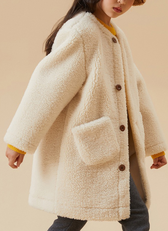 Girls fake fur jacket