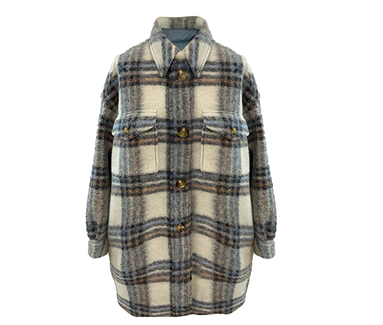 Womens long woolen coat