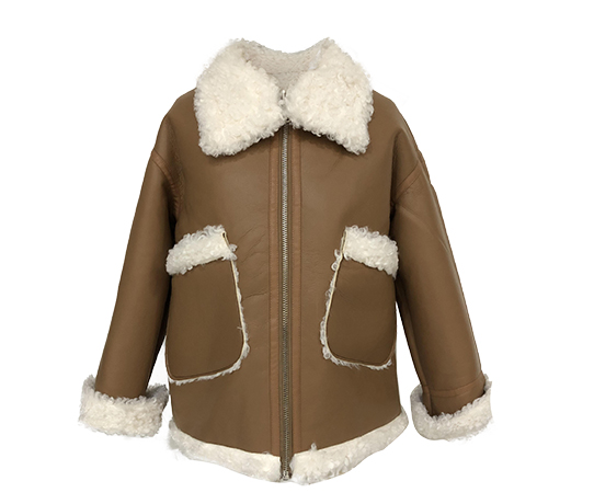 Womens fur collar jacket