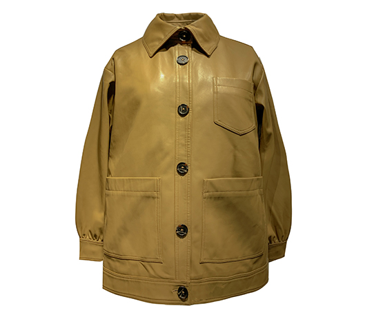 Womens coat Faux Leather jacket