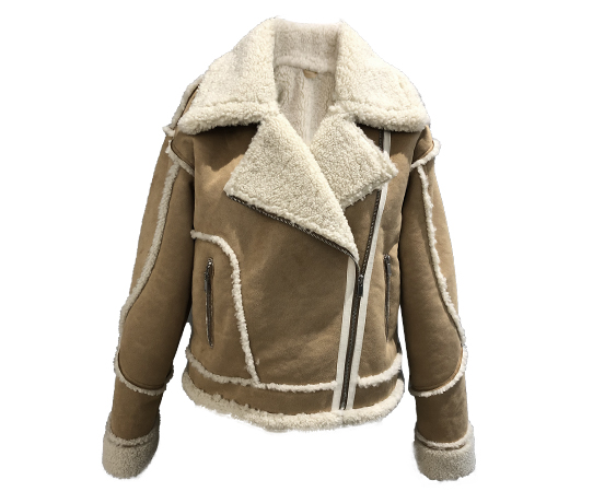 Womens fur collar jacket
